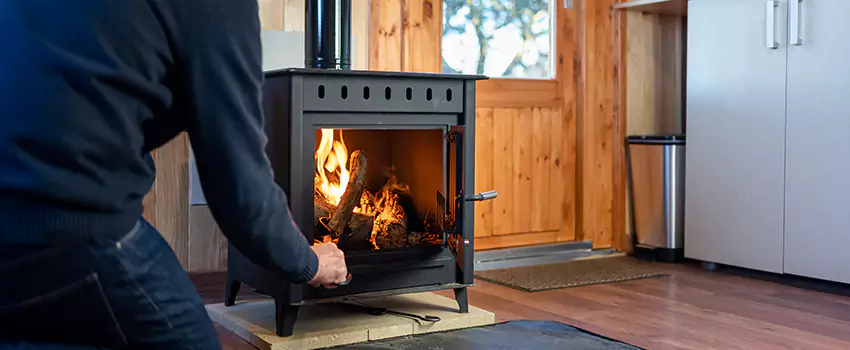Open Hearth Wood Fireplace Installation in Ashland, OR
